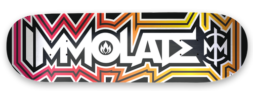 Immolate Logo Skateboard-Deck